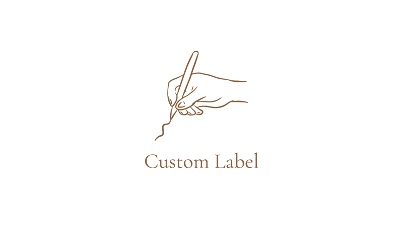 Custom labels for gifts and favours