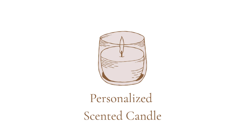 Personalised scented candles
