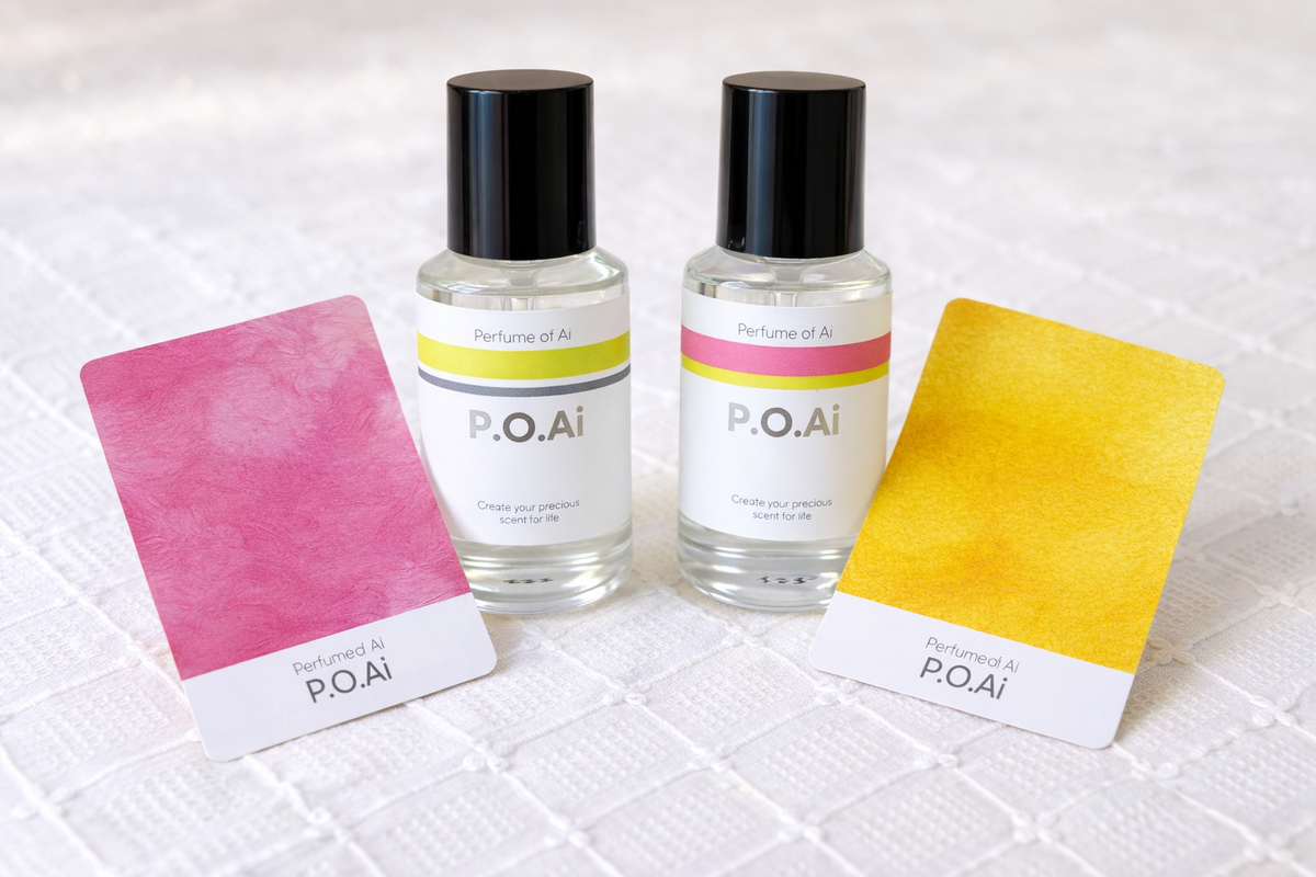 begin with a colour, emotion or memory.